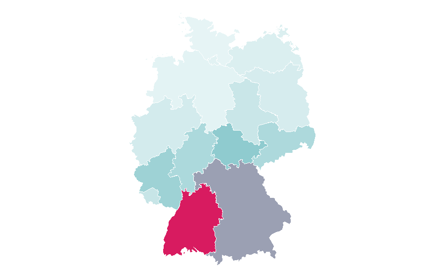 Affinity by region — Trentino-Alto Adige/Südtirol, Germany