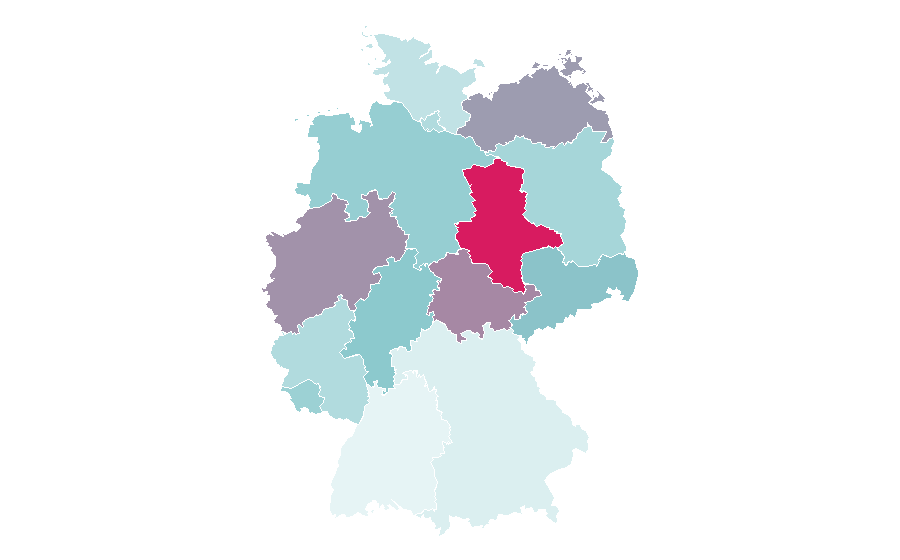Affinity by region — Triple H, Germany