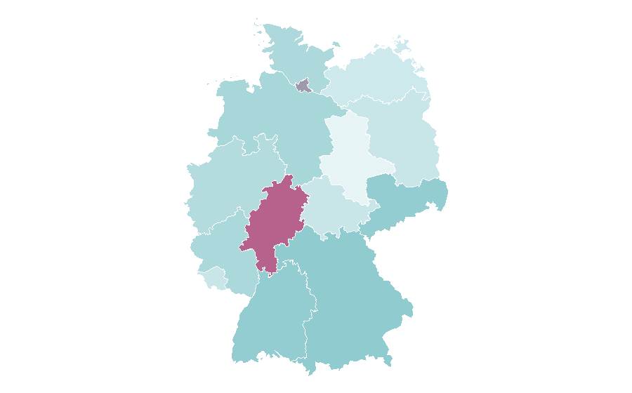 Affinity by region — Trivia, Germany