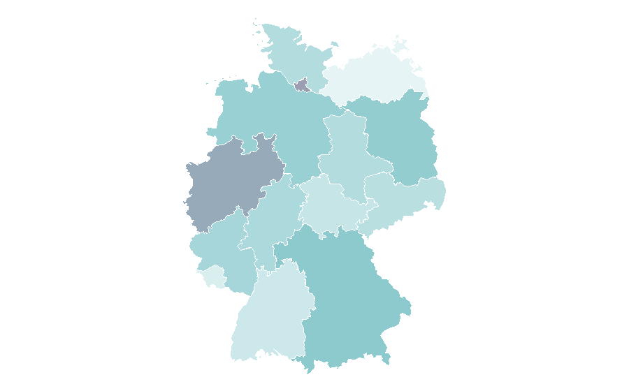 Affinity by region — Tron: Legacy, Germany