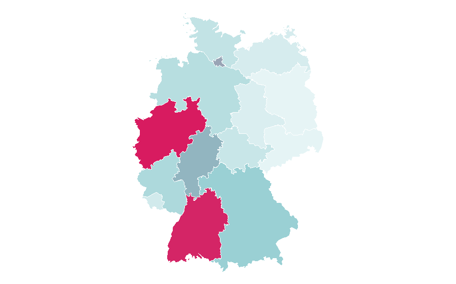 Affinity by region — TRT Haber, Germany