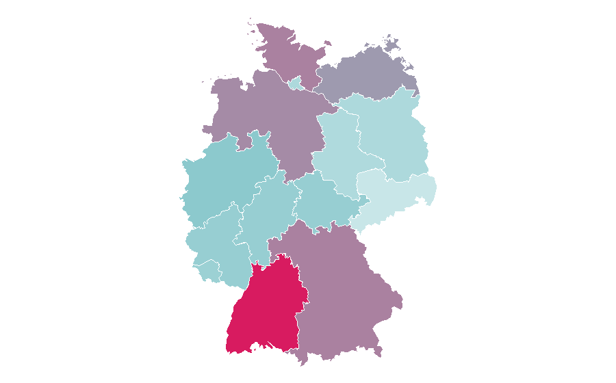 Affinity by region — Truck camper, Germany
