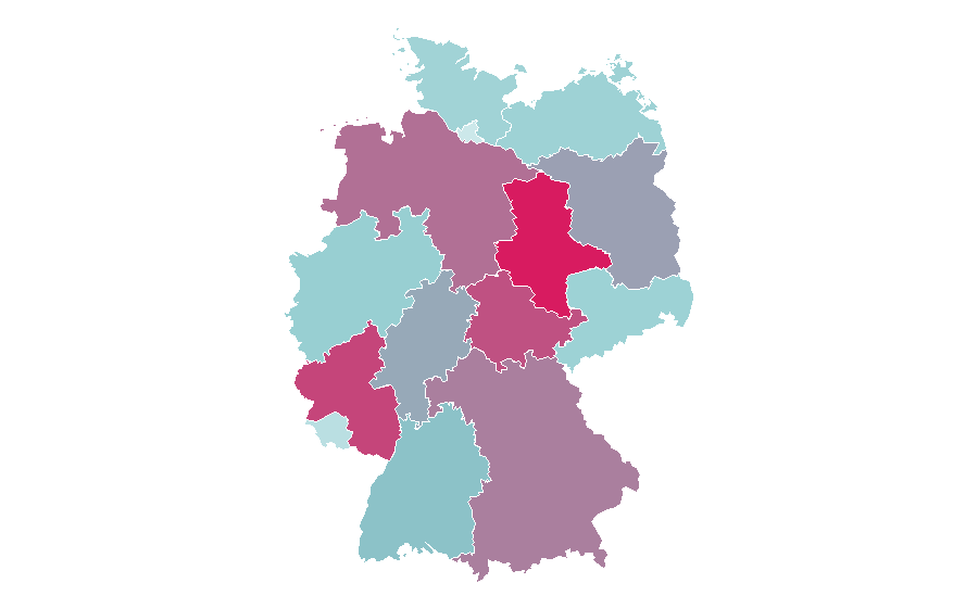 Affinity by region — Truck stop, Germany