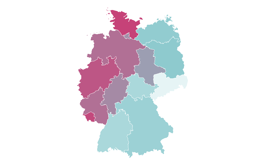 Affinity by region — True Blood, Germany