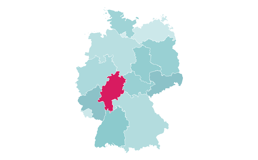 Affinity by region — Trust, Germany