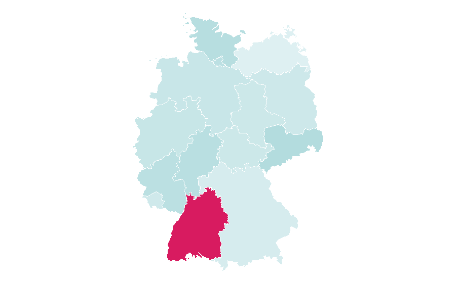 Affinity by region — TSG 1899 Hoffenheim, Germany