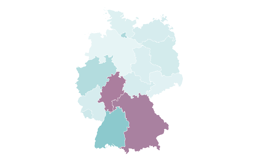 Affinity by region — Tsinghua University, Germany