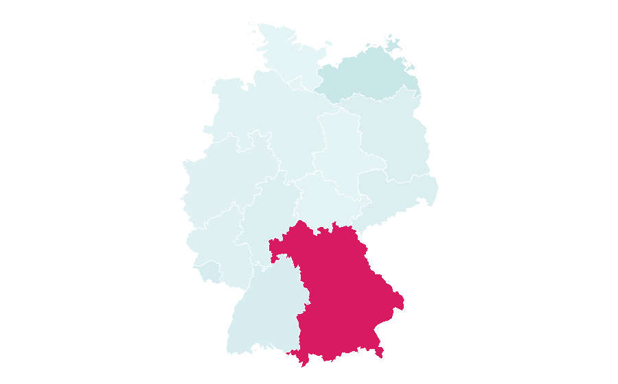 Afinidad por región — TSV 1860 München, Alemania