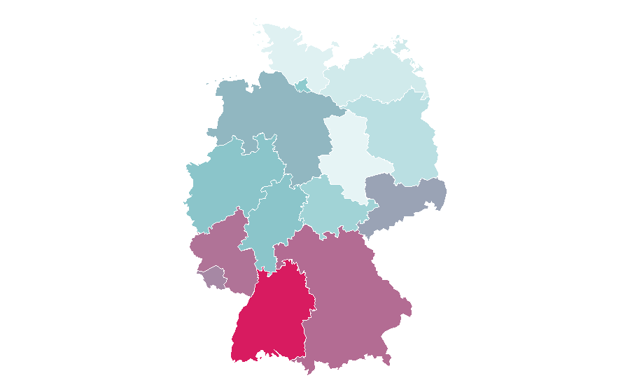 Affinity by region — Tuba, Germany