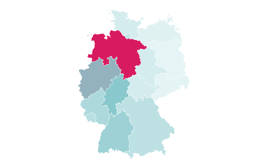 Affinity by region — TUIfly, Germany