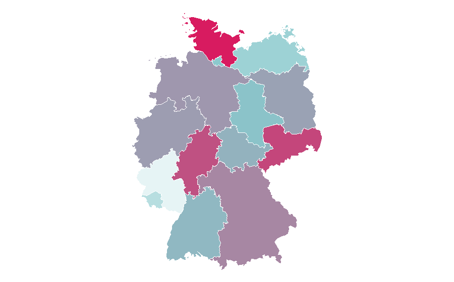 Affinity by region — Tumblr, Germany
