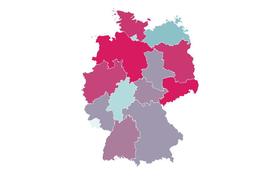 Affinity by region — Türkisch für Anfänger, Germany