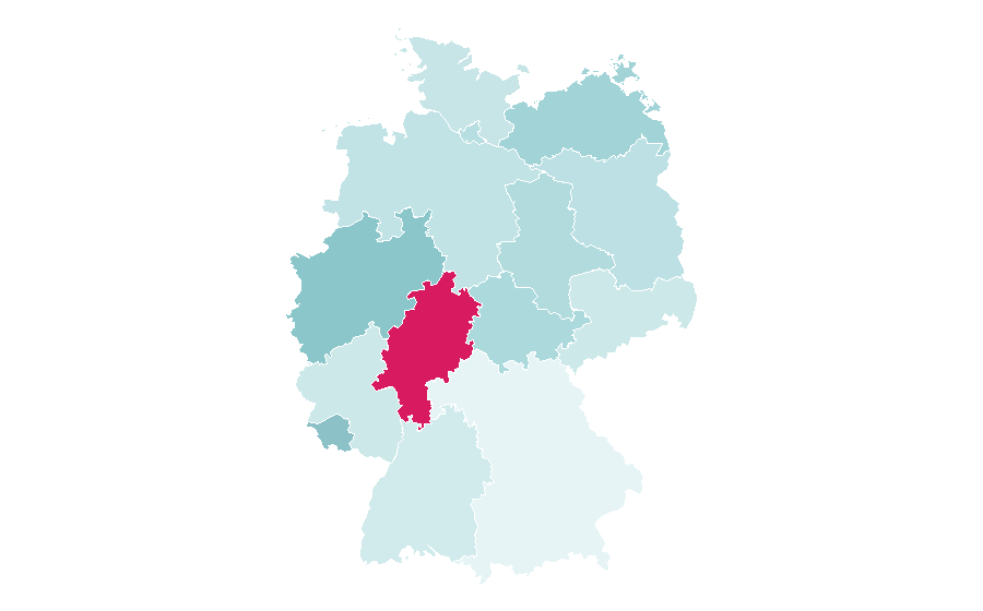 Affinity by region — Turkish Armed Forces, Germany