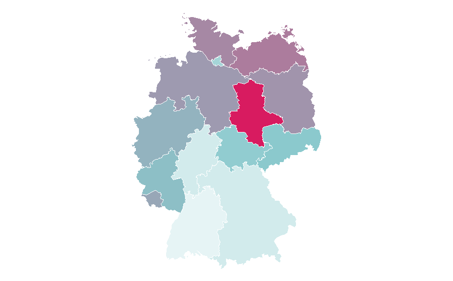 Affinity by region — Turkish television drama, Germany