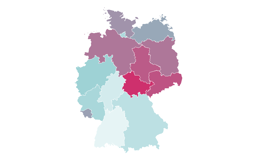 Affinity by region — Turn-based strategy, Germany