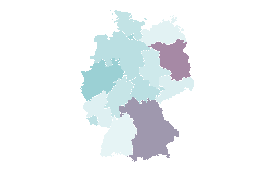 Affinity by region — Tutankhamun, Germany