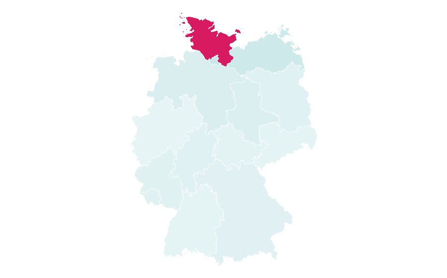 Affinity by region — TV2 (New Zealand), Germany