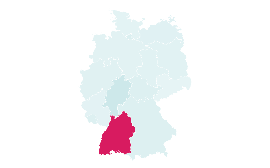 Affinity by region — TVB, Germany