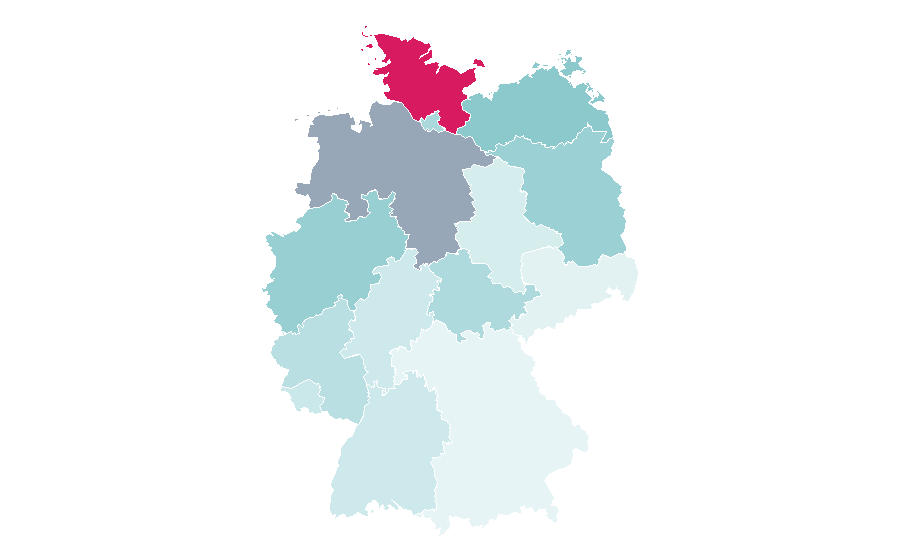 Affinity by region — TVS (Venezuela), Germany