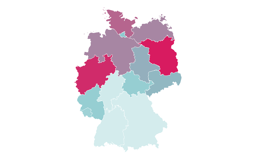 Affinity by region — Twenty4tim, Germany
