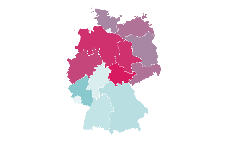 Affinity by region — Twilight (series), Germany