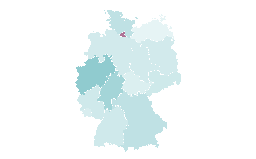 Affinity by region — Ubereats, Germany