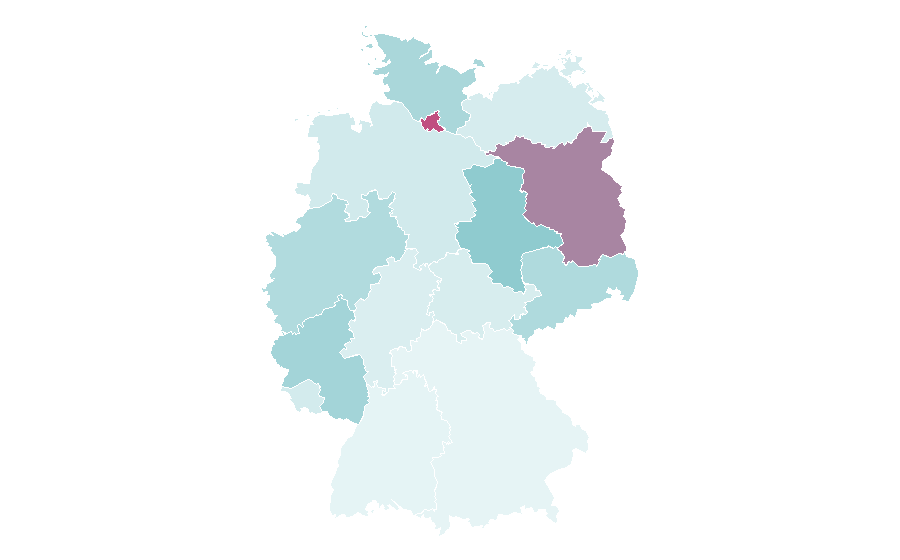Affinity by region — UCI Cinemas, Germany