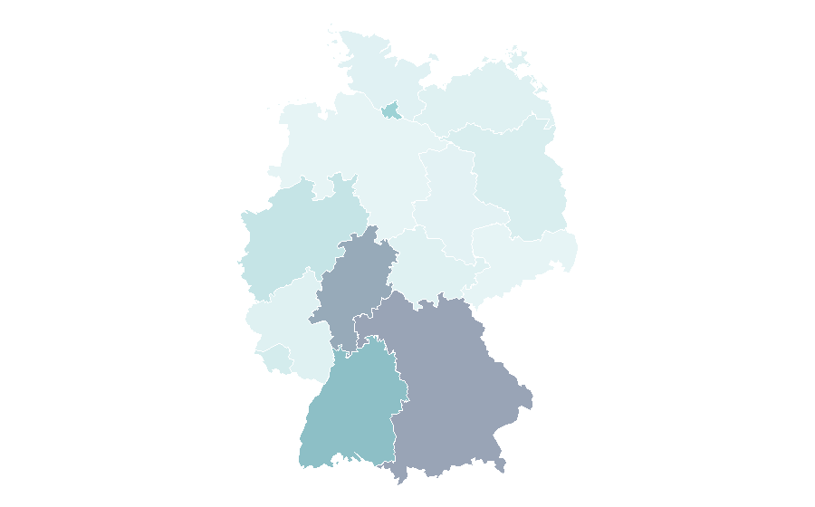 Affinity by region — Udacity, Germany