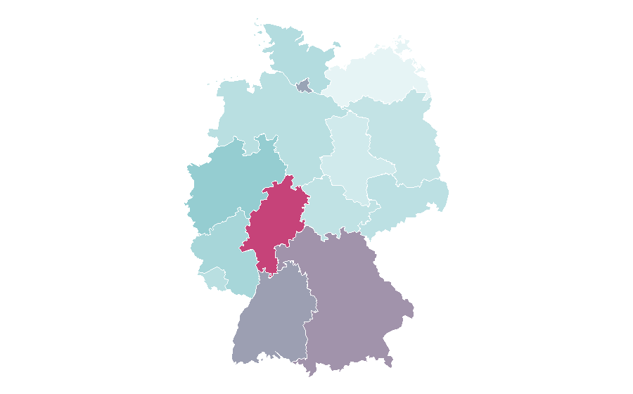 Affinity by region — Udemy, Germany