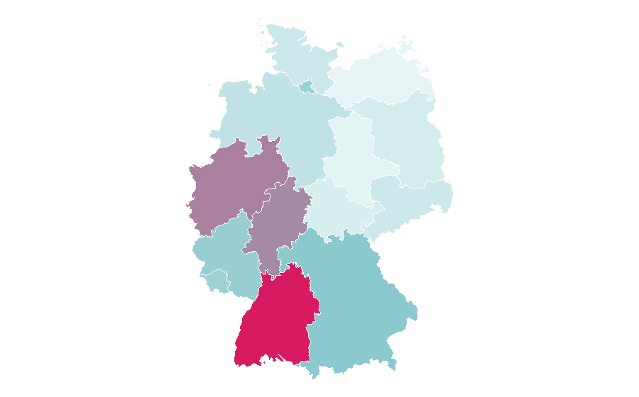 Affinity by region — UEFA, Germany