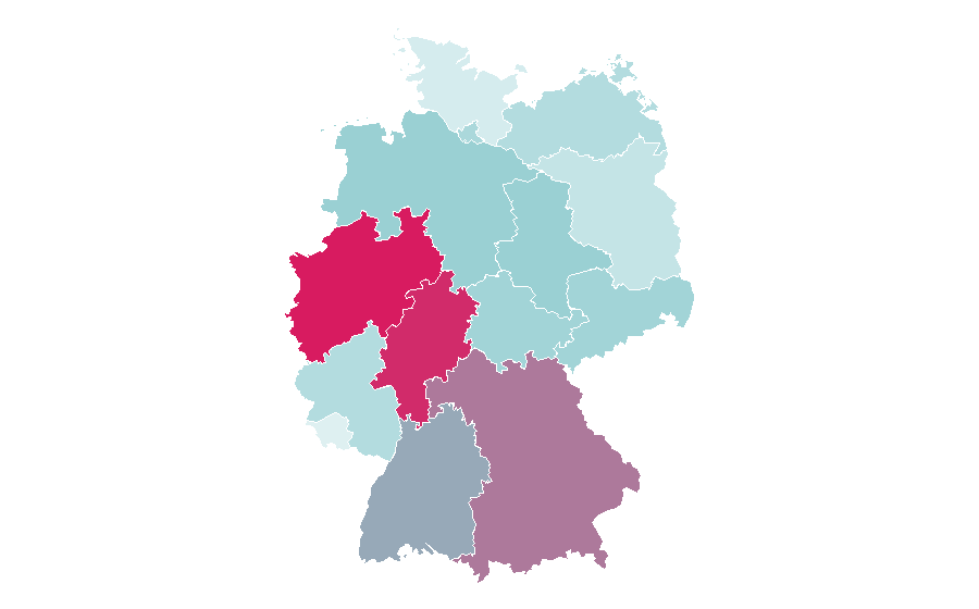 Affinity by region — UEFA Super Cup, Germany