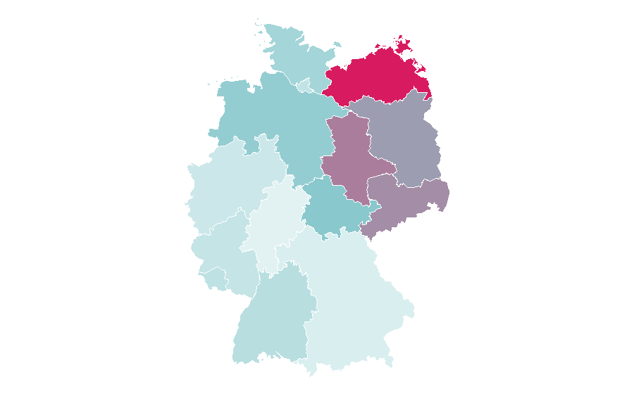 Affinity by region — UEFA Women's Championship, Germany