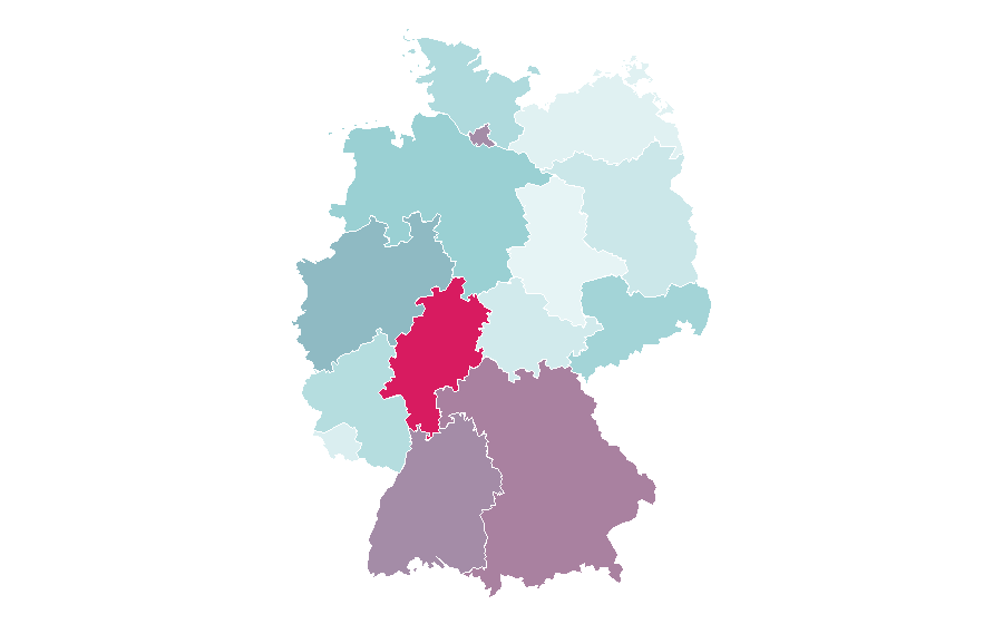 Affinity by region — Uganda, Germany