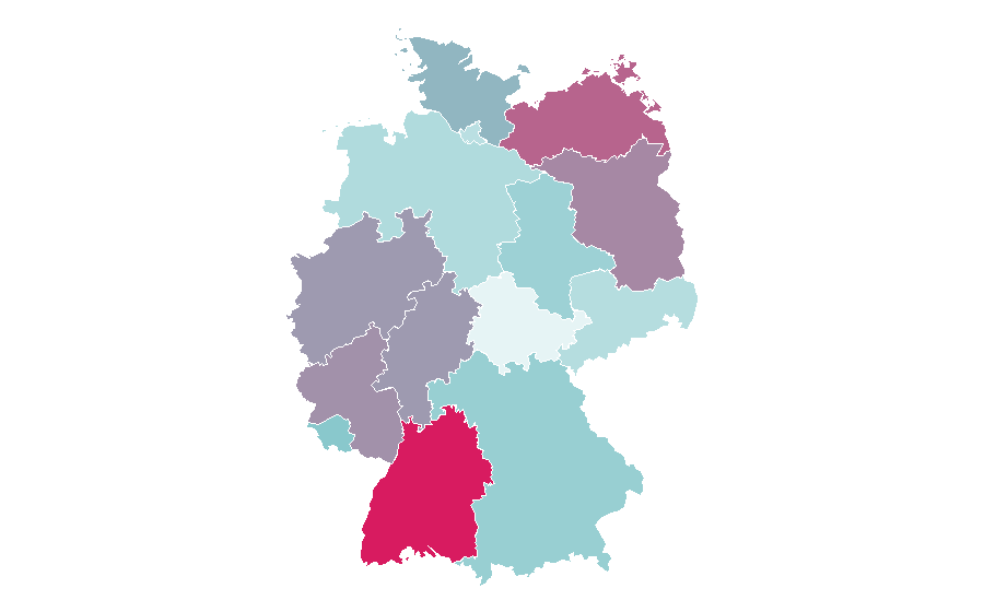 Affinity by region — Ukraine national football team, Germany