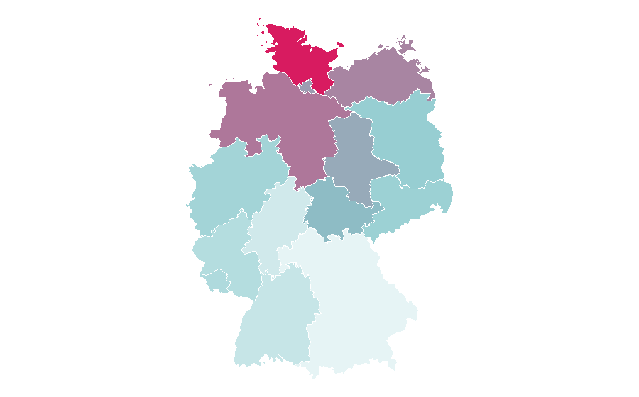 Affinity by region — Ulrich Wickert, Germany