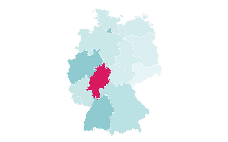 Affinity by region — Uludağ, Germany