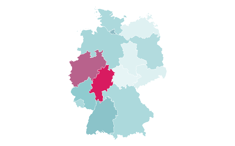 Affinità per regione — Under Armour, Germania