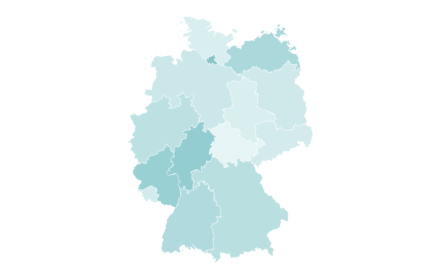 Affinity by region — UNESCO, Germany