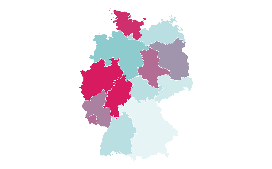 Affinity by region — Unforgettable (2011 TV series), Germany