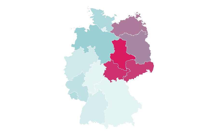 Affinité par région — Unheilig, Allemagne