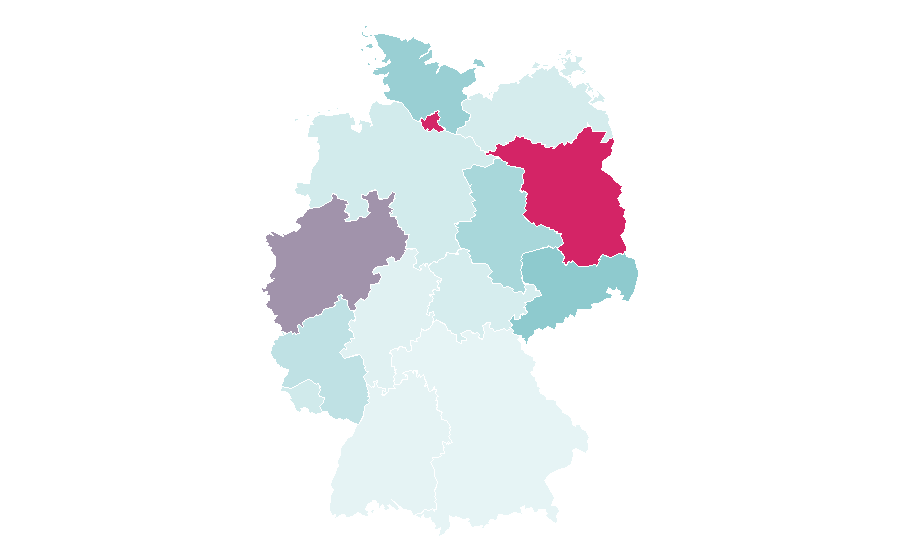 Affinity by region — Union Cycliste Internationale, Germany