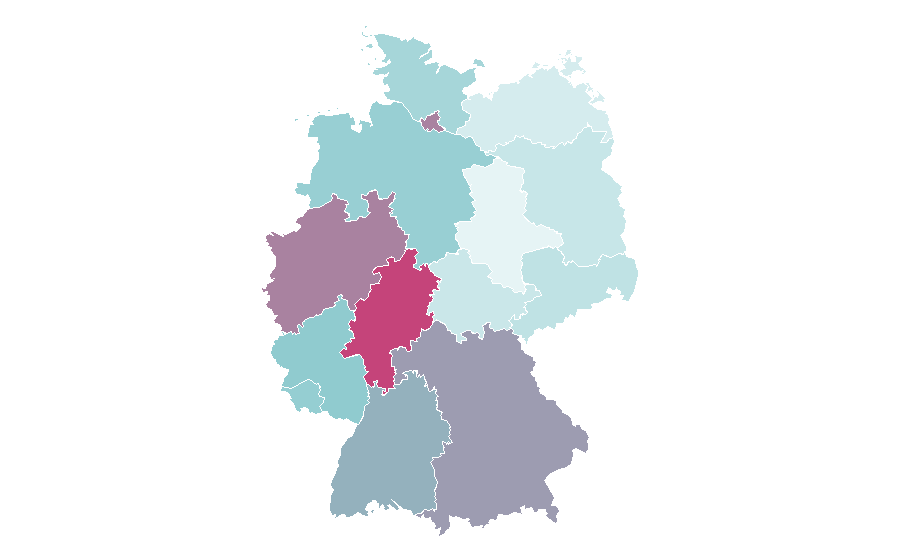 Affinity by region — United Nations, Germany