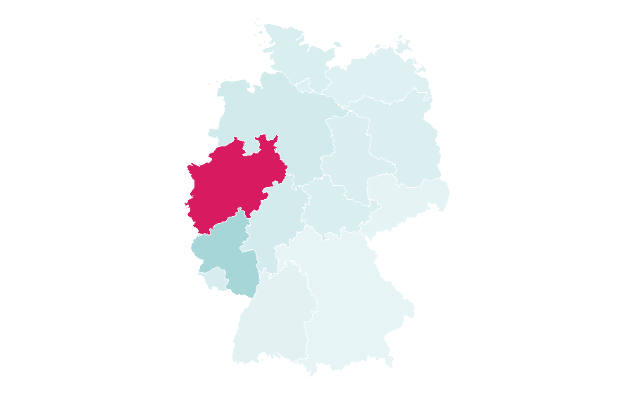 Affinity by region — University of Bonn, Germany