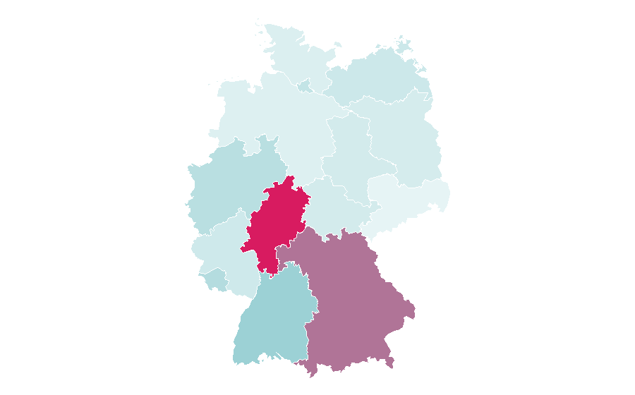 Affinity by region — University of Tokyo, Germany
