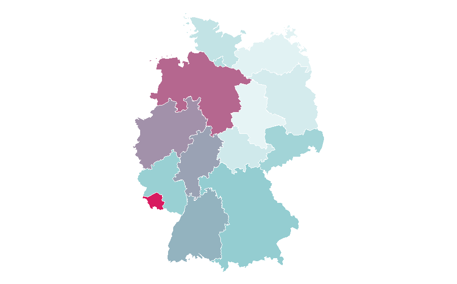 Affinity by region — Uno (card game), Germany