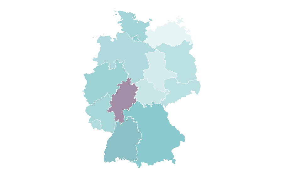 Affinity by region — Unreal Engine, Germany