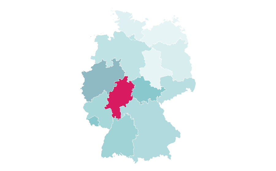 Affinité par région — Upgrade, Allemagne