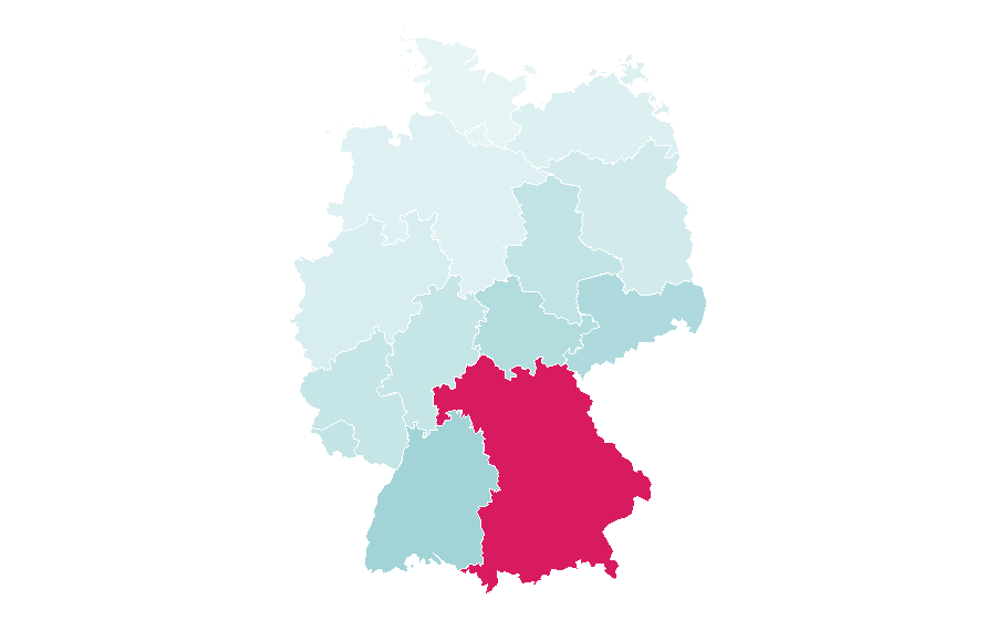 Affinity by region — Upper Austria, Germany