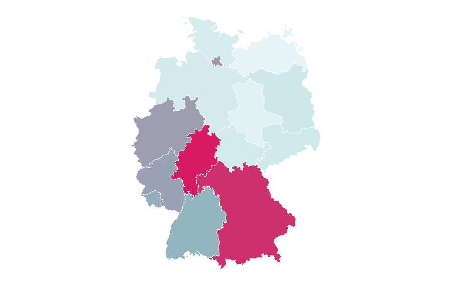 Affinity by region — Upright Citizens Brigade, Germany