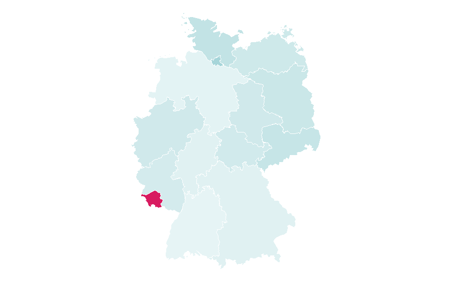 Affinity by region — Urban art, Germany